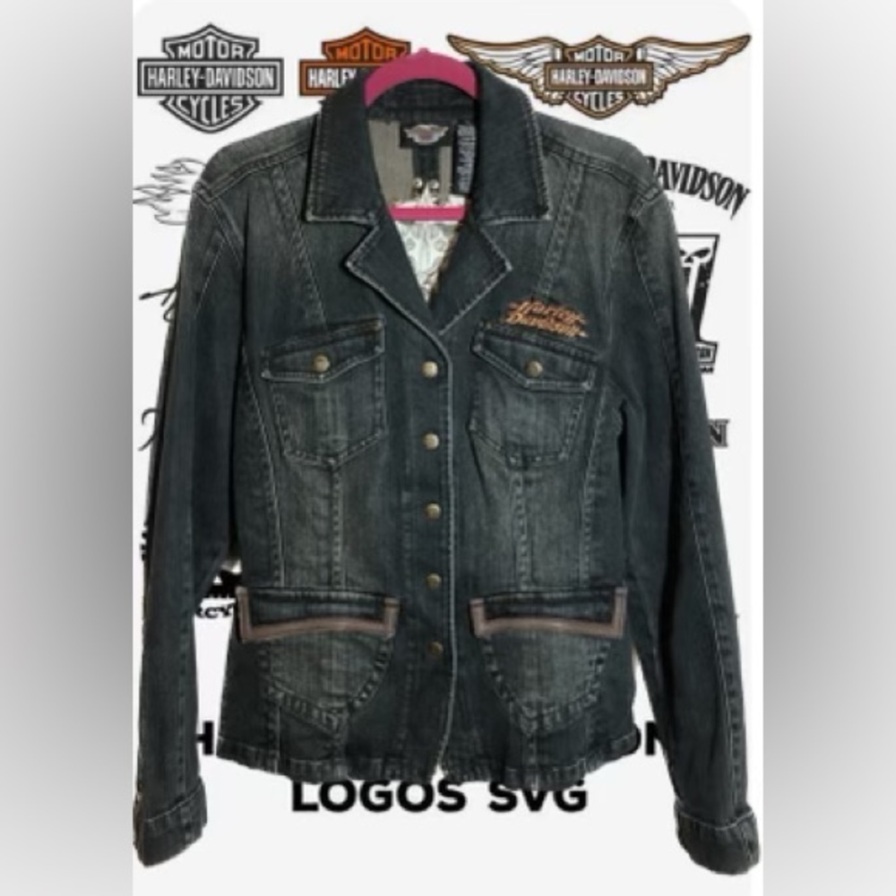 Ladies Harley Davidson Denim Jacket
